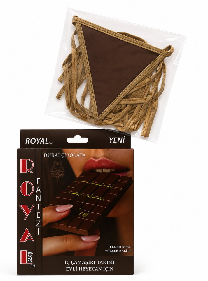 Royal Dubai Çikolata Aromalı Yenilebilir İç Çamaşırı